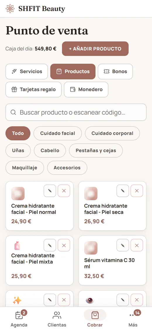 Punto de venta en el móvil